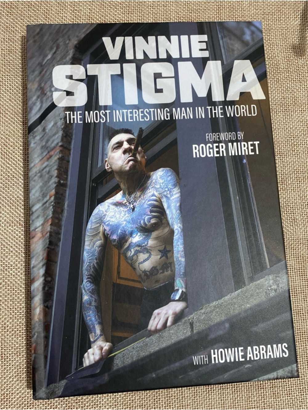 Vinnie Stigma: The Most Interesting Man in the World - Photo Book, Blue Cover